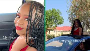 Lady shares TikTok video of niece's Grade 7 farewell, South Africans stunned