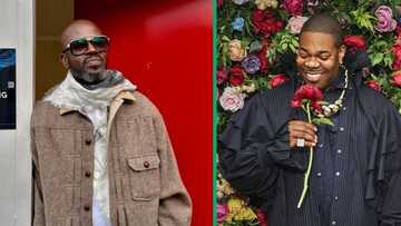 Black Coffee jams with Busta Rhymes, netizens praise DJ's influence: "Turned them into groupies"