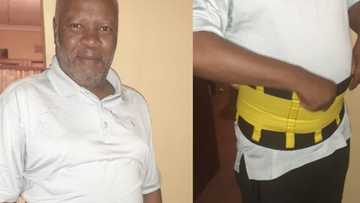 SA can't deal after lady shares pics of grandpa wearing a waist trainer