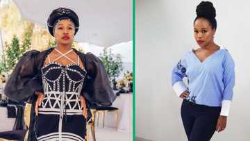 Sindi Dlathu looks stunning in traditional attire: Mzansi can't get enough: "This lady is timeless"