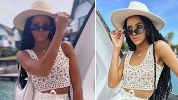 "Slaying effortlessly": Ndavi Nokeri's cute vacation video gets people talking