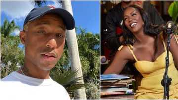 Pharrell shouts out Tiwa Savage EP 'Water and Garri', social media frenzied