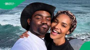 Liesl Laurie pens heartfelt message to hubby Dr Musa Mthombeni after bagging Master's in Medicine