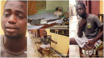 Young man, 29, loses his leg in an accident, still has dreams to be a pastor