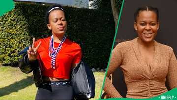 Zodwa Wabantu flaunts new Ben 10 fiancé, Mzansi approves: "She has a type"