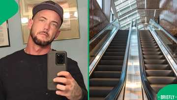 Father of 2 dies after getting trapped in escalator as commuters walk past