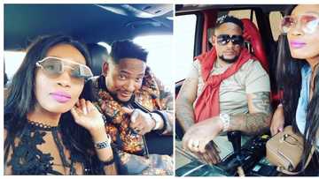 Sophie Ndaba and hubby Max sport brand new matching diamond-encrusted watched