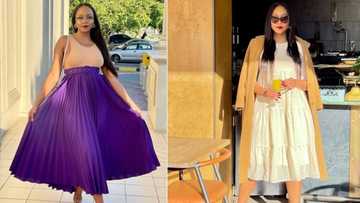 Bae levels up and buys lady a new dress, Mzansi happy for the stunning couple