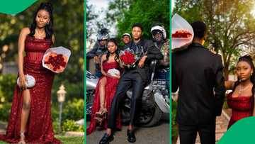 “Best MD entrance”: SA matric girl arrives at school dance with motorcycle entourage and BMW
