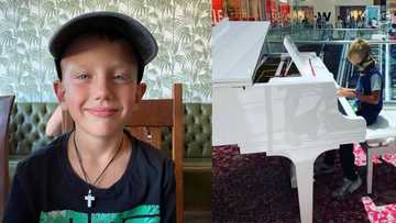 Musical prodigy, 9, electrifies Mzansi with his extraordinary piano playing skills: "A precious gift"