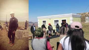 Community builds house for struggling family: "This is so beautiful"