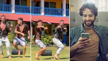 Mzansi wowed after 2 guys bust a move, video shocks peeps