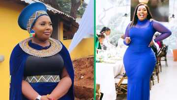 LaConco stuns in gorgeous gown, leaves Mzansi's tongues wagging: "Every week you get it right"