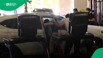 Woman crashes into Planet Fitness gym after medical emergency