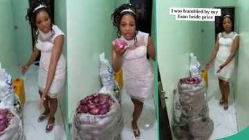 "Like seriously?" First class graduate funnily expresses disappointment after seeing her bride price