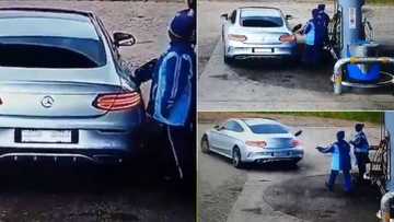 SA outraged by man fleeing after filling up petrol: “A whole Mercedes”