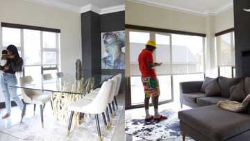 Kwesta and his wife Yolanda Vilakazi reveal their amazing home on social media