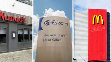 Eskom catches stray bullets as Nando's and McDonald's throw shade amid viral Twitter banter, Mzansi in stitches