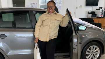 Halala: Lady celebrates new whip and leaves Mzansi inspired by her massive milestone