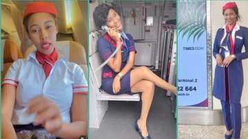 Pretty lady working with Air Peace shares how to secure job as flight attendant