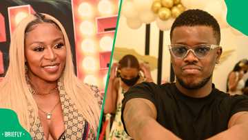 DJ Zinhle reveals how Murdah Bongz won her back after a recent right: "He came back strong"