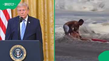 Teen lifeguard who saved drowning boy earns White House invitation and civilian honour from Donald Trump