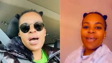 Zodwa Wabantu hilariously removes makeup in funny video: "This is rubbish"