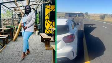 Limpopo woman's TikTok video trends after she shares tale of Mercedes Benz breakdown nightmare on N1 highway