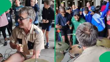 Watch: Drummer creates connection through Gqom with audience in proudly South African performance