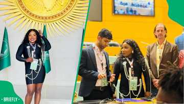 Video: Makhadzi blushes as mystery man showers her with love in Ethiopia