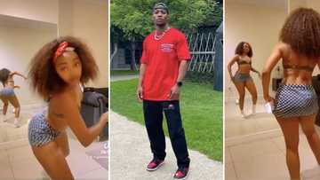 Zamani Mbatha's alleged side chick Gomo Maloka leaves Mzansi drooling with her banging body and killer Bacardi moves