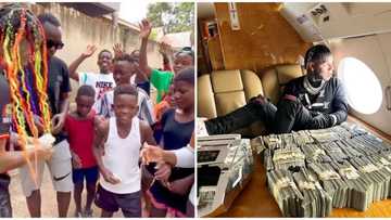 "This is humiliating": Mixed reactions as US rapper 6ix9ine flies to Uganda, hands out $100 notes to kids