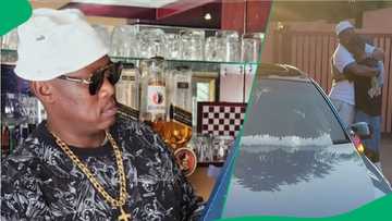 Dad passes past luxury car to young son for birthday in TikTok video, SA amazed