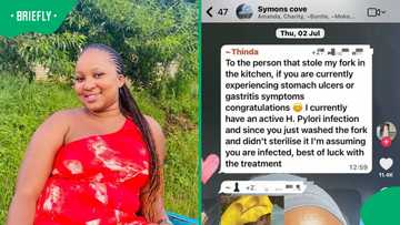 "New fear unlocked": SA student gets hilarious revenge on fork thief with one shocking warning