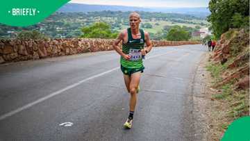 Comrades Marathon winner George Kusche laughs off soiling himself: ‘It wasn’t nice’