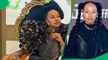 SA reacts to a photo of Sindi Dlathu and her twin sister: "The resemblance is insane"