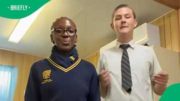 "Terrible things are happening in SA": White boy nails 'Zenzele' dance in TikTok video, SA mocks Trump