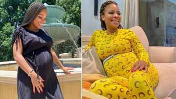 Masechaba Ndlovu shares 1st post announcing her son's arrival, thanks her baby daddy for support