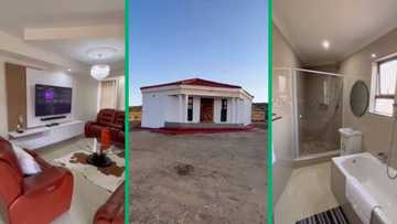 TikTok video shows impressive interior of rondavel house built by hardworking brothers for family