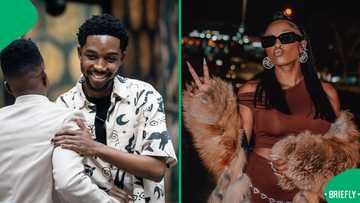 DJ Zinhle teases new track with Sweet Guluva, SA reacts: “It's the funniest thing I’ve heard!”