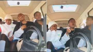 Woman in taxi loudly sings Alicia Keys as prank for TikTok video with 1.2M views, passengers not keen on free vocal performance: "Wa rasa wena"