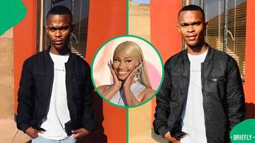"Kasi edition": Young man nails Nicki Minaj's viral TikTok pose challenge, impresses SA