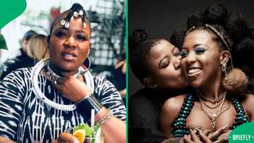 Thandiswa Mazwai and daughter Malaika's then and now photos melt hearts