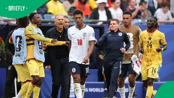 Ex-Kaizer Chiefs coach in heated exchange with England star Jude Bellingham