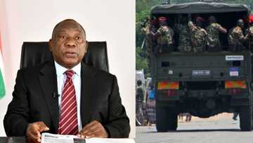 Ramaphosa holds urgent meeting with defence minister over chaos in Mozambique