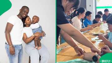 A Mzansi woman in China went viral for showing how locals react to her black skin