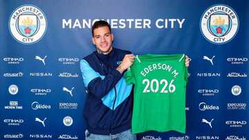 Jubilation as Manchester City star Ederson Moraes signs new long term deal