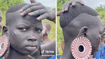 Viral TikTok video of Surma tribe woman's haircut goes global, netizens amazed