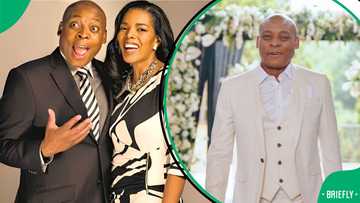 “I want him to end up with Connie Ferguson”: SA wowed to seeing Rapulana Seiphemo with young bride