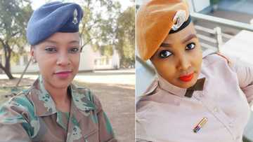 Stunning army women share photos in uniform and impress Mzansi
